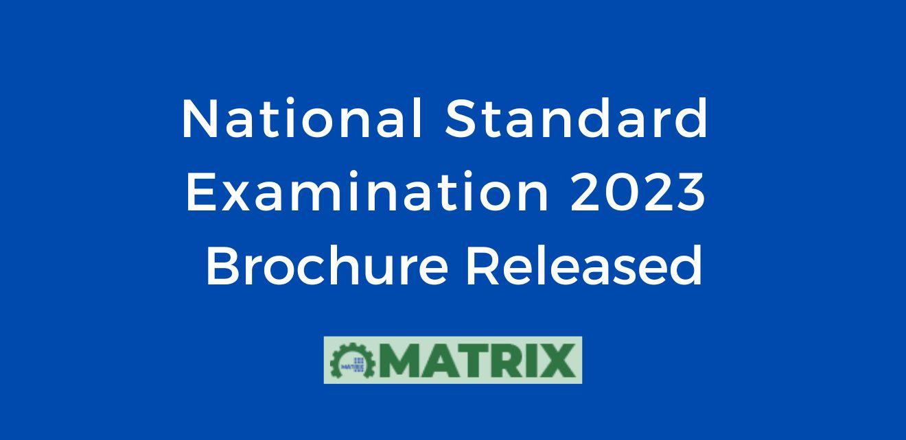 National Standard Examination 2023 Brochure Released Check Out Now