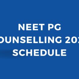 NEET PG Counselling 2023 Schedule