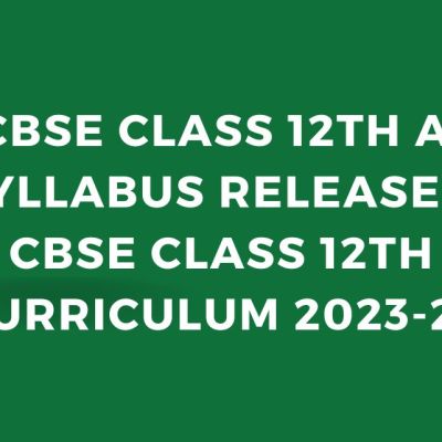 CBSE Class 12th AI Syllabus Released