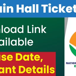 JEE Main Hall Ticket 2025