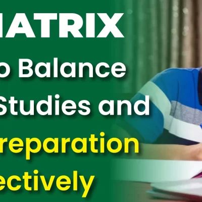 balance school studies with NEET preparaton